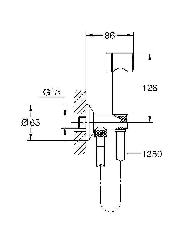 Гигиенический душ Grohe Sena Trigger Spray 26332000 Хром