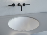 Раковина Salini Marea 42 05 1802205M Белая матовая искусственный камень (литьевой мрамор) встраиваемый