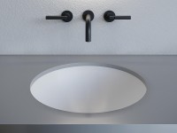 Раковина Salini Marea 42 05 1802205M Белая матовая искусственный камень (литьевой мрамор) встраиваемый