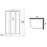 Душевая кабина Niagara Eco 120x80 R NG-4512-14R без гидромассажа