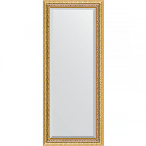 Зеркало Evoform Exclusive 155х65 BY 1284 с фацетом в багетной раме - Сусальное золото 80 мм стекло
