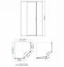 Душевой уголок WasserKRAFT Naab 90x90 86S11 профиль Хром стекло прозрачное