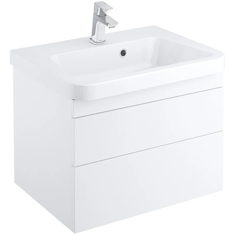 Тумба под раковину Ravak SD 10° II 65 X000001286 подвесная Белая глянцевая МДФ / ЛДСП