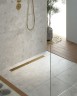 Душевой лоток Timo Drain System 90 DS230109/17 с решеткой Золото матовое