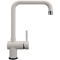 Смеситель для кухни Ulgran Classic U-023-331 Белый нержавеющая сталь