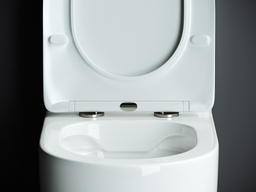 Унитаз компакт Ceramicanova Mia Rimless CN1801-B без бачка и с сиденьем Микролифт фаянс напольный