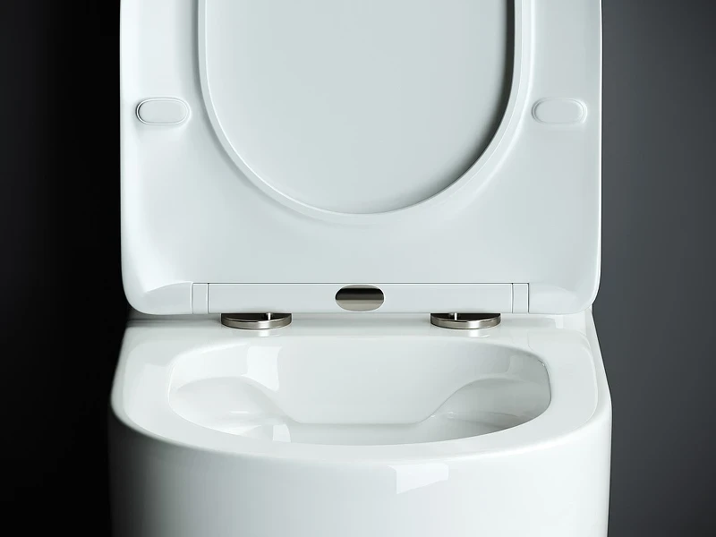 Унитаз компакт Ceramicanova Mia Rimless CN1801-B без бачка и с сиденьем Микролифт фаянс напольный