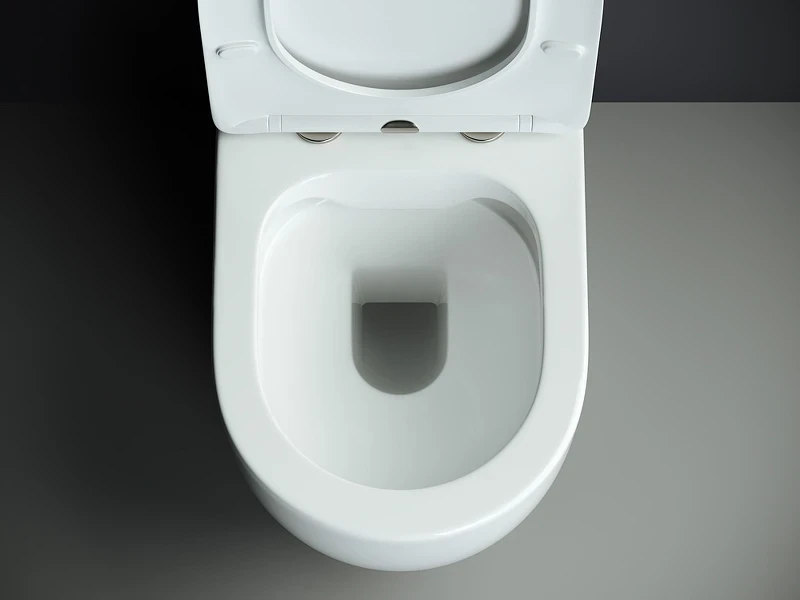 Унитаз компакт Ceramicanova Mia Rimless CN1801-B без бачка и с сиденьем Микролифт фаянс напольный