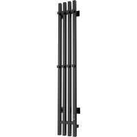 Электрический полотенцесушитель Comfysan Alto-K EC-4 120x15 015831 Черный матовый