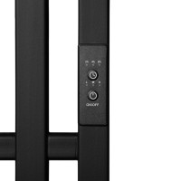 Электрический полотенцесушитель Comfysan Alto-K EC-4 120x15 015831 Черный матовый
