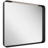 Зеркало Ravak Strip 80 X000001571 с подсветкой Черное стекло