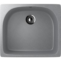Кухонная мойка Ulgran Classic U-408-342 Графит искусственный камень (литьевой мрамор) встраиваемый