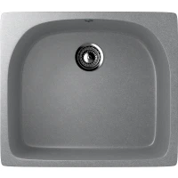 Кухонная мойка Ulgran Classic U-408-342 Графит искусственный камень (литьевой мрамор) встраиваемый