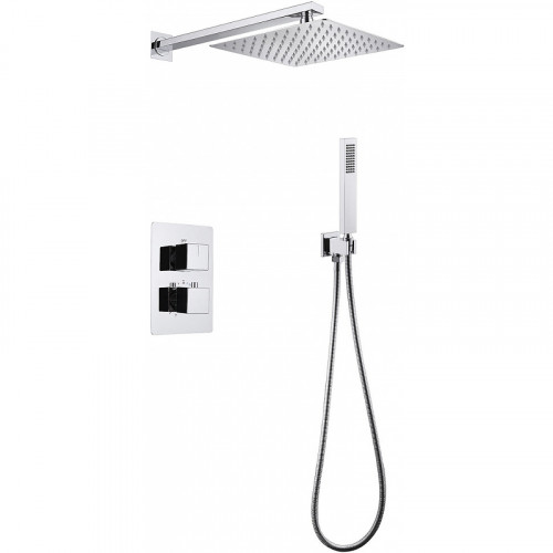 Душевая система Abber Daheim AF8251 с термостатом Хром латунь встраиваемый