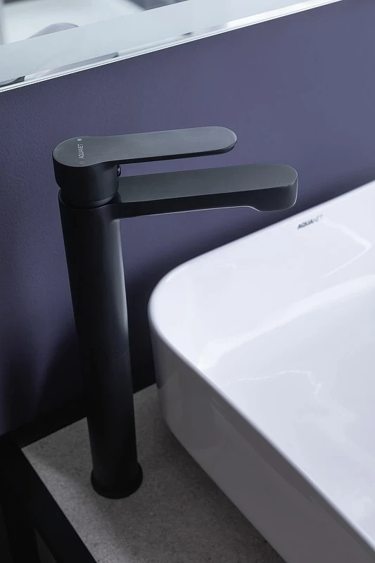 Смеситель для раковины Aquanet Passion AF300-11B 243294 Черный латунь