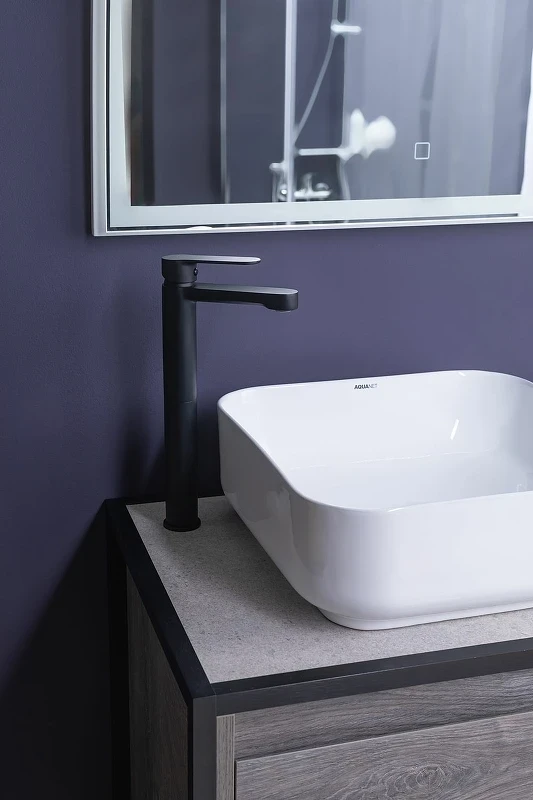 Смеситель для раковины Aquanet Passion AF300-11B 243294 Черный латунь