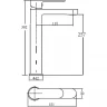 Смеситель для раковины Aquanet Passion AF300-11B 243294 Черный латунь
