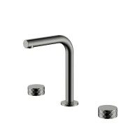 Смеситель для раковины Boheme Stick 152-SGM цвет Оружейная сталь глянцевая