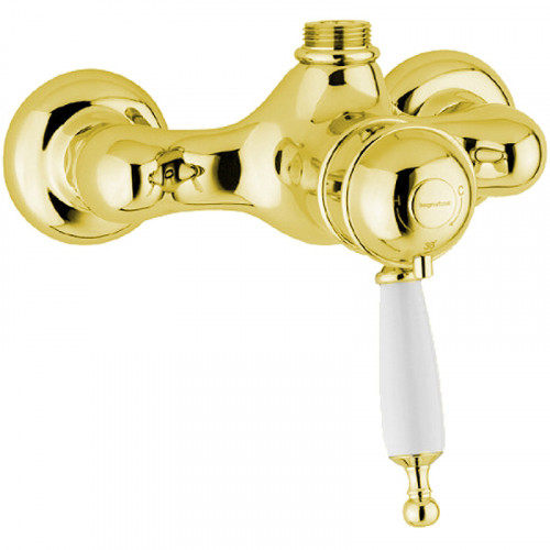 Смеситель для душа Migliore Oxford 19170 с термостатом Золото латунь на стену