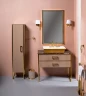 Зеркало Boheme Armadi Art Monaco 70 566-CPG с подсветкой Капучино глянец Золото МДФ / ЛДСП, стекло