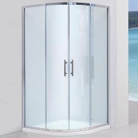 Душевой уголок Black&amp;White Stellar Wind S101 100х100 1011010 профиль Серебристый хром стекло прозрачное