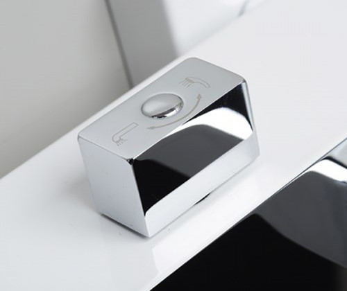 Смеситель для ванны WasserKRAFT Aller 1061W Белый Хром латунь на стену