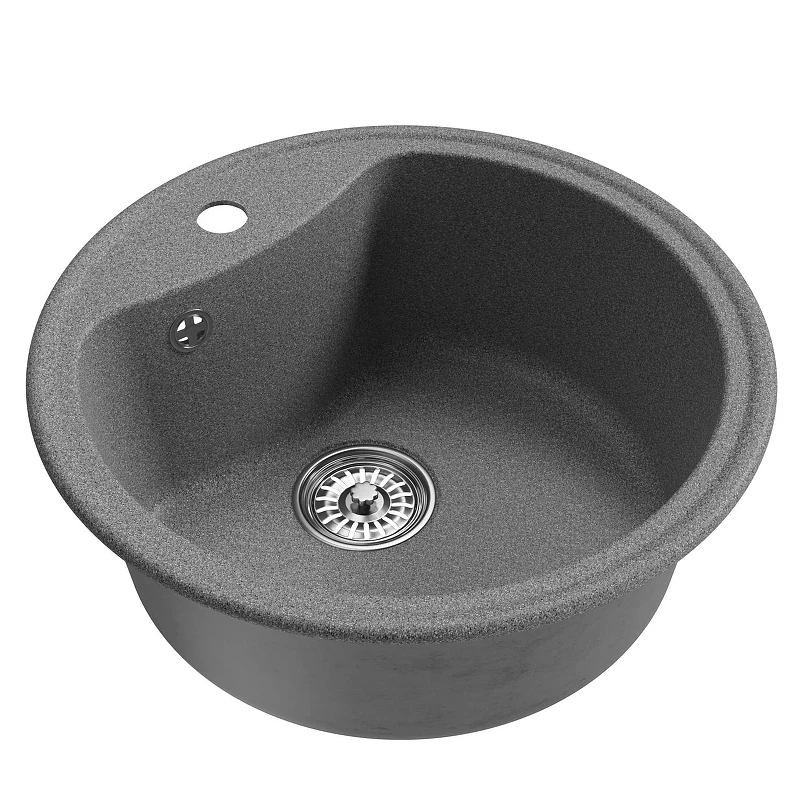 Кухонная мойка Mixline Комфорт ML-GM09 51 551798 цвет Темно-серый