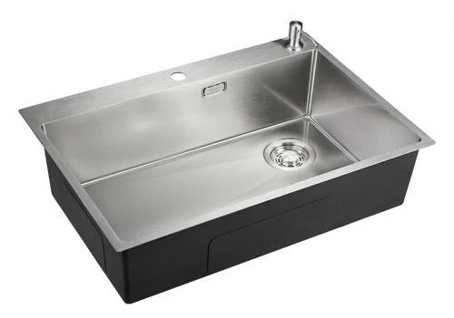 Кухонная мойка Emar PVD 66 EMB-660(TOP) PVD цвет Nano Satin