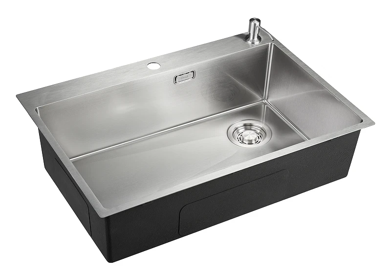 Кухонная мойка Emar PVD 66 EMB-660(TOP) PVD цвет Nano Satin