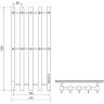 Электрический полотенцесушитель Melodia della vita Etude Electro Ferrum 120х27 П5 MTREEF12027wt Белый
