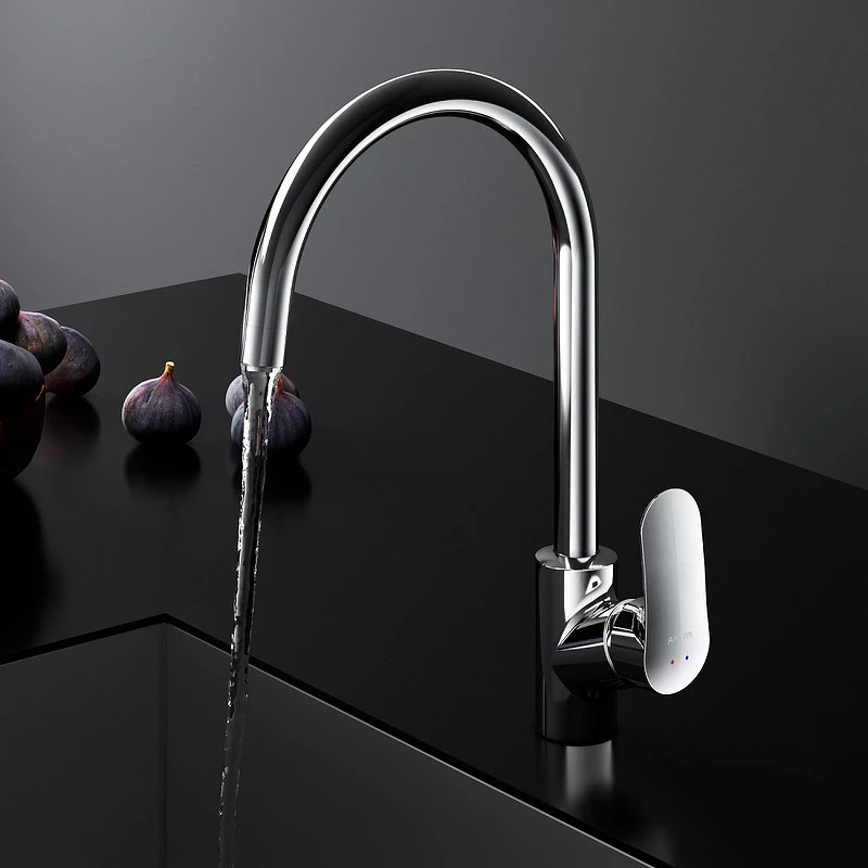 Смеситель для кухни AM.PM Like F8007700 Хром латунь