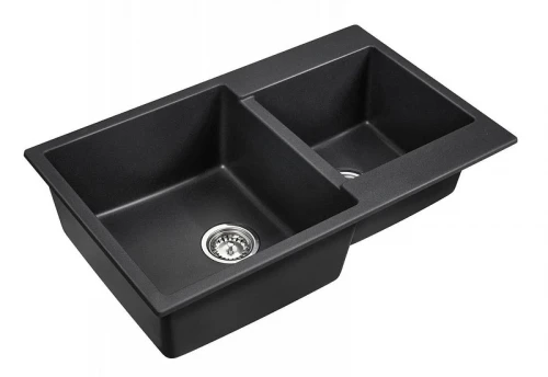 Кухонная мойка Emar Quartz 80 EMQ-2800.Q цвет Оникс