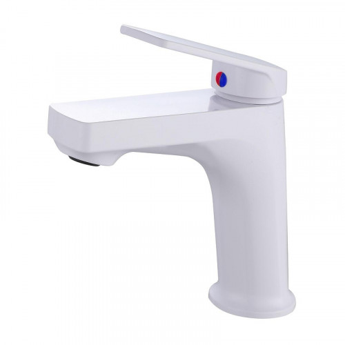 Смеситель для раковины Ростовская Мануфактура Сантехники PL7-001F цвет Белый