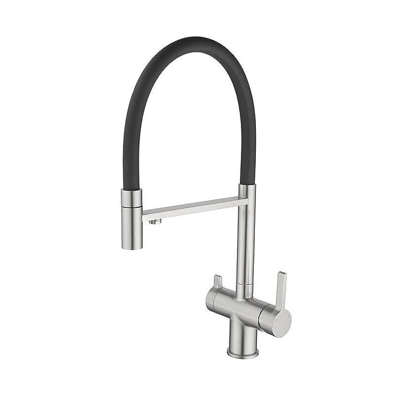 Смеситель для кухни Oulin OL - 8024 цвет Satin