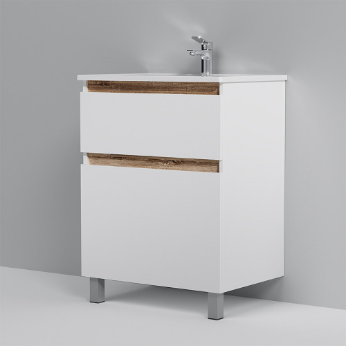 Тумба под раковину AM.PM X-Joy 65 M85AFSX0652WG Белый глянец МДФ / ЛДСП