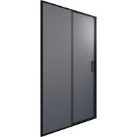 Душевая дверь Timo TD-150/03GR-6 1500x1950 T05 раздвижная профиль Черный стекло графитовое