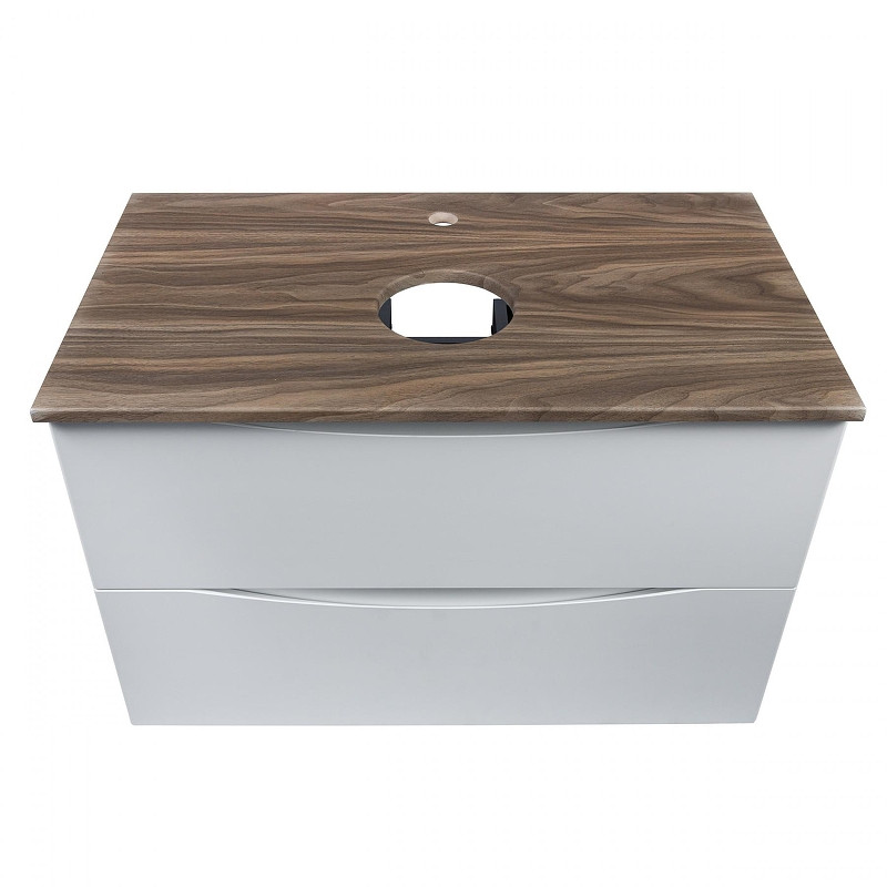 Тумба с раковиной Bond Cube 80 T09805-S61508 подвесная цвет Белый матовый