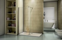 Душевая перегородка Good Door Walk In SP-100-C-CH 100 профиль Хром стекло прозрачное
