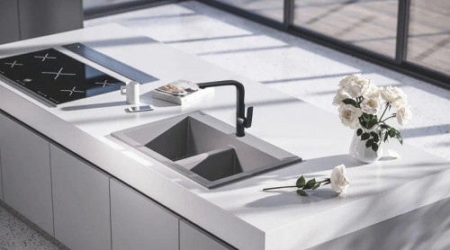 Смеситель для кухни Rose R2713H цвет Черный