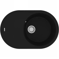 Кухонная мойка Lemark Lacha 720 9910055 Антрацит искусственный камень (литьевой мрамор) встраиваемый