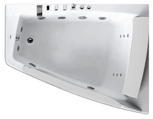 Акриловая ванна Gemy G9056BR 170х130 с гидромассажем