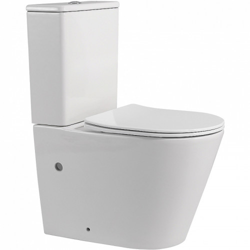 Унитаз компакт Abber Bequem AC1112 с бачком и сиденьем Микролифт напольный