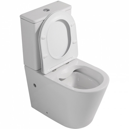 Унитаз компакт Abber Bequem AC1112 с бачком и сиденьем Микролифт напольный