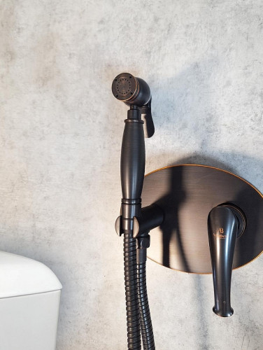 Гигиенический душ со смесителем AltroBagno Beatrice 060112 BrNe цвет Черная бронза