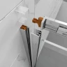 Душевой уголок Triton ДО Фикс-Хром 120х90 Щ0000077411 с поддоном профиль Хром глянцевый стекло прозрачное