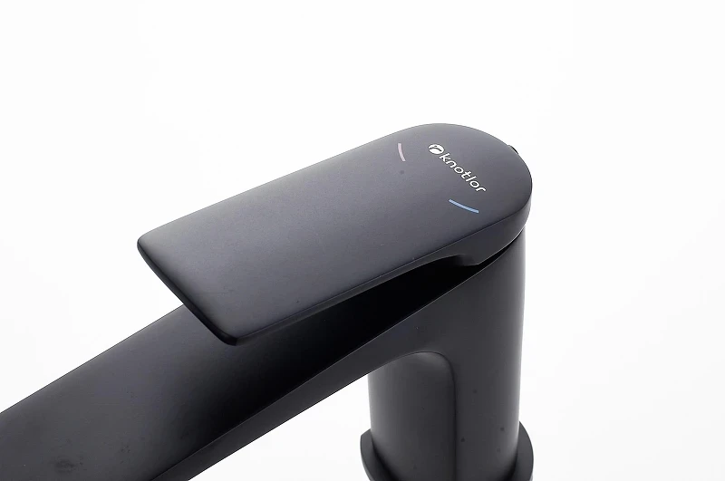 Смеситель для раковины Knotlor Vigor KN-70/BL цвет Черный матовый
