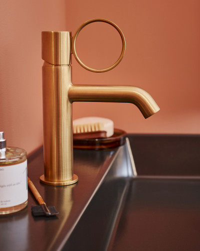 Смеситель для раковины Jacob Delafon Vivienne Signature E38682-LB3-2MB Матовая латунь латунь