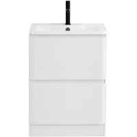 Тумба под раковину BelBagno 60 ALBANO-600-2C-PIA-BL Bianco Lucido МДФ / ЛДСП