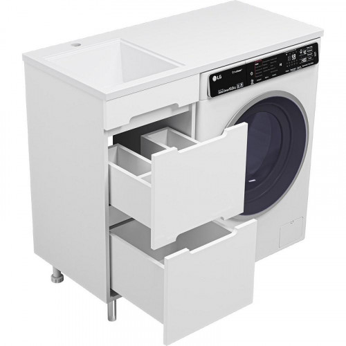 Тумба под раковину Misty Байкал 100 Э-Бай06040-022Я Белая