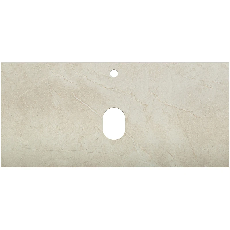 Столешница под раковину BelBagno 90 KEP-90-MCO Marmo Crema Opaco искусственный камень (литьевой мрамор)